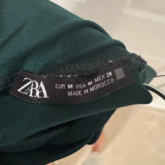 Zara Dark Green Long Sleeve Bodysuit - Picture 5 of 6